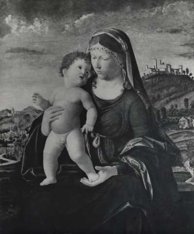 Anonimo — Cima Giovanni Battista - sec. XV/ XVI - Madonna con Bambino — insieme